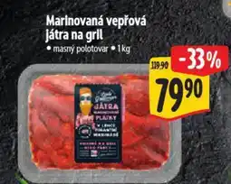 Albert Marinovaná vepřová játra na gril nabídka