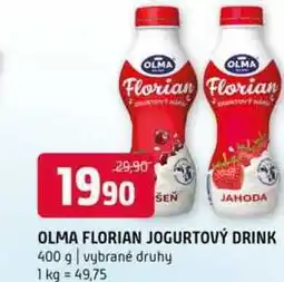Terno OLMA FLORIAN JOGURTOVÝ DRINK 400 g nabídka