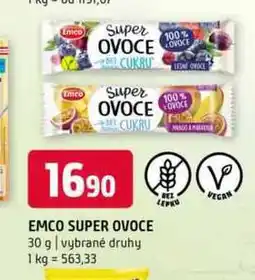 Terno Emco super ovoce 30 g nabídka