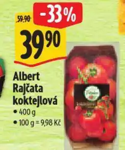 Albert Albert Rajčata koktejlová nabídka