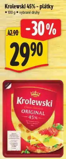 Albert Krolewski 45% - plátky nabídka
