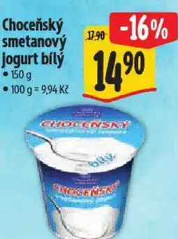 Albert Choceňský smetanový jogurt bílý nabídka
