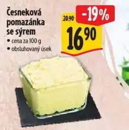 Albert Česneková pomazánka se sýrem nabídka