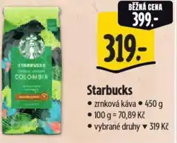 Albert Starbucks nabídka