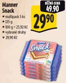 Albert Manner Snack nabídka