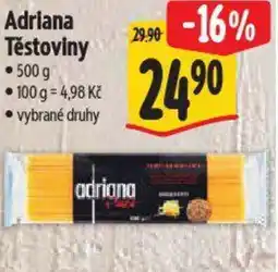 Albert Adriana Těstoviny nabídka