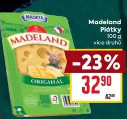 Billa Madeland plátky nabídka