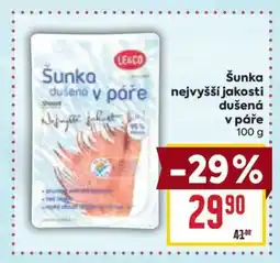 Billa Šunka nejvyšší jakosti dušená v páře nabídka
