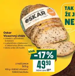 Billa Oskar Vícezrnný chléb nabídka