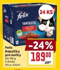 Billa Felix kapsičky pro kočky nabídka