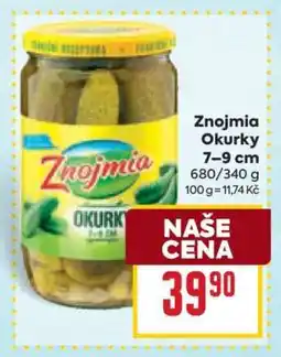 Billa Znojmia Okurky nabídka