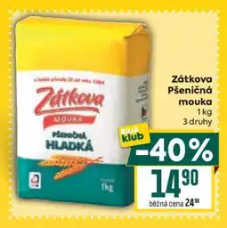 Billa Zátkova Pšeničná mouka nabídka