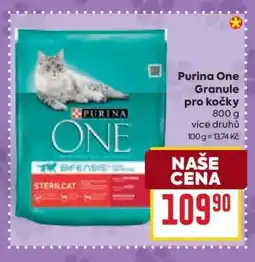 Billa Purina One Granule pro kočky nabídka