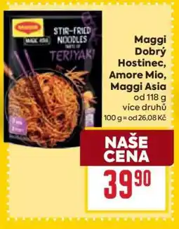 Billa Maggi Dobry Hostinec, Amore Mio, Maggi Asia nabídka