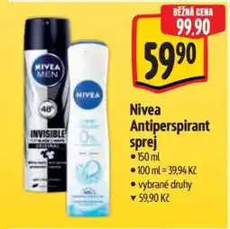 Albert Nivea antiperspirant sprej nabídka