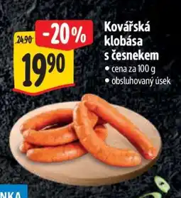 Albert Kovářská klobása s česnekem nabídka