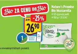 Albert Nature’s Promise Bio Mozzarella nabídka