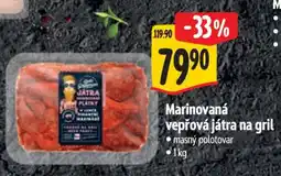 Albert Marinovaná vepřová játra na gril nabídka