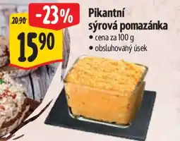 Albert Pikantní sýrová pomazánka nabídka