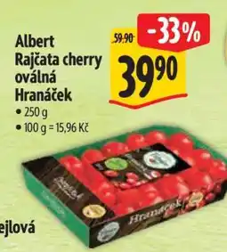 Albert Albert Rajčata cherry oválná Hranáček nabídka