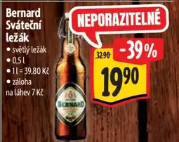Albert Bernard sváteční ležák nabídka