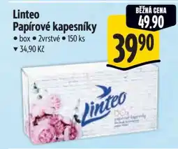 Albert Linteo papírové kapesníky nabídka