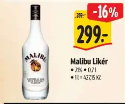 Albert Malibu likér nabídka