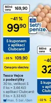 Tesco Tesco Vejce z podestýlky nabídka