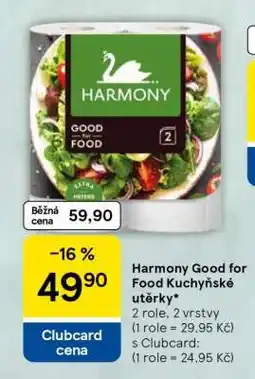 Tesco Harmony Good for Food Kuchyňské utěrky nabídka