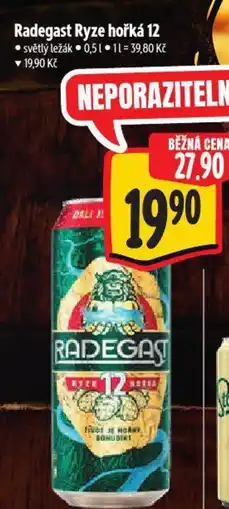 Albert Radegast Ryze hořká 12 nabídka