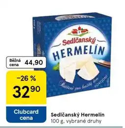 Tesco Sedlčanský hermelín nabídka