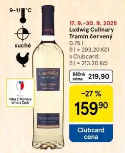 Tesco Ludwig Culinary Tramín červený nabídka
