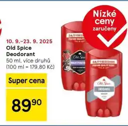 Tesco Old Spice Deodorant nabídka