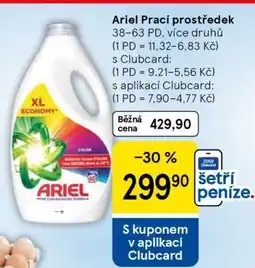 Tesco Ariel prací prostředek nabídka
