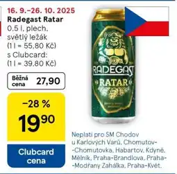 Tesco Radegast Ratar nabídka