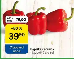 Tesco Paprika červená nabídka