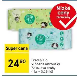 Tesco Fred Flo Vlhčené ubrousky nabídka