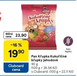 Tesco Pan Křupka Kukuřičné křupky jahodové nabídka
