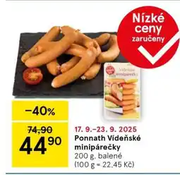 Tesco PONNATH VÍDEŇSKÉ MINIPÁREČKY nabídka
