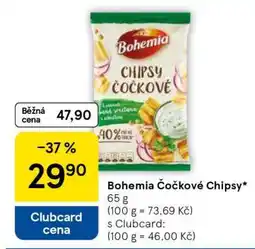 Tesco Bohemia Čočkové chipsy nabídka