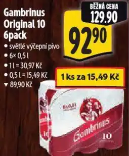 Albert Gambrinus Original 10 nabídka