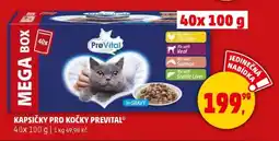Penny Market KAPSIČKY PRO KOČKY PREVITAL nabídka