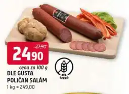 Terno Dle Gusta Poličan salám nabídka