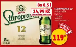 Penny Market Staropramen 12 světlý ležák nabídka