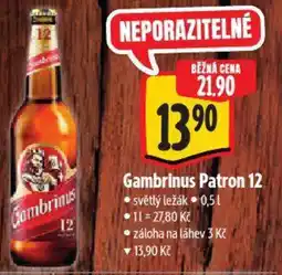 Albert Gambrinus Patron 12 nabídka