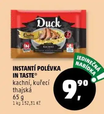 Penny Market Instantní polévka In Taste nabídka