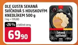 Terno DLE GUSTA SEKANÁ SVÍČKOVÁ S HOUSKOVÝM KNEDLÍKEM 500 g nabídka