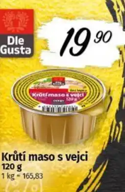 Coop Krůtí maso s vejci nabídka