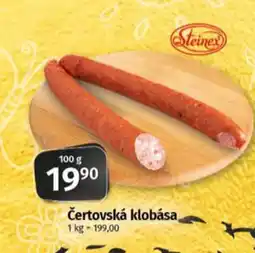 Coop Čertovská klobása nabídka