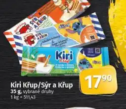 Coop Kiri Křup/Sýr a Křup nabídka